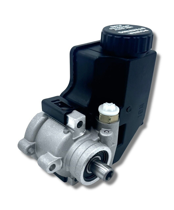GM Type II Aluminum Black Power Steering Pump With Integral Reservoir Chevy