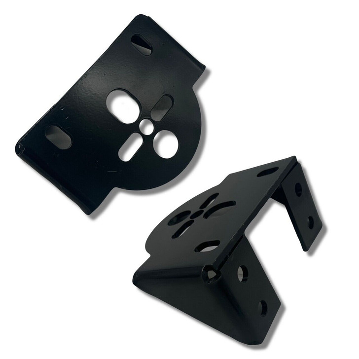 Bolt-on Rear Axle Upper Air Bag Bracket for Air Ride Suspension (PAIR) 6.5" Wide