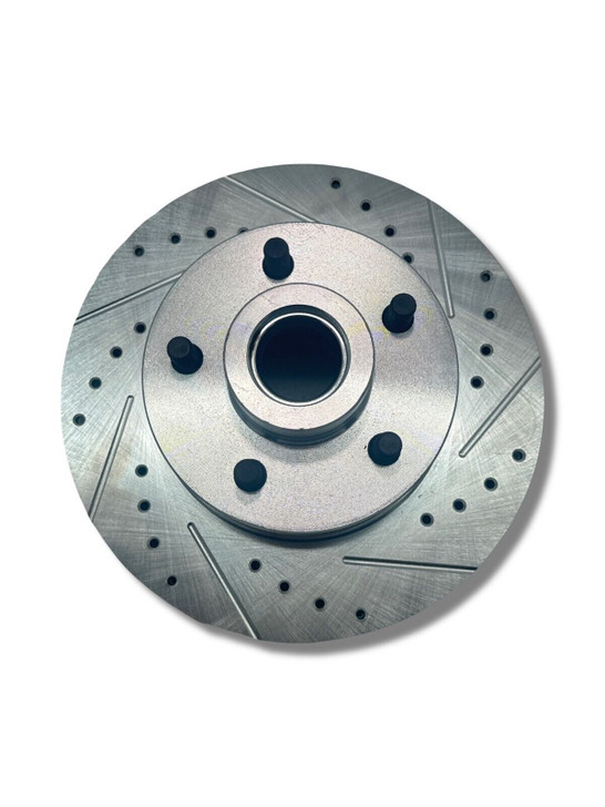Mopar Front Replacement Disc Brake Rotor, 11", 5 x 4.5" Drilled and Slotted