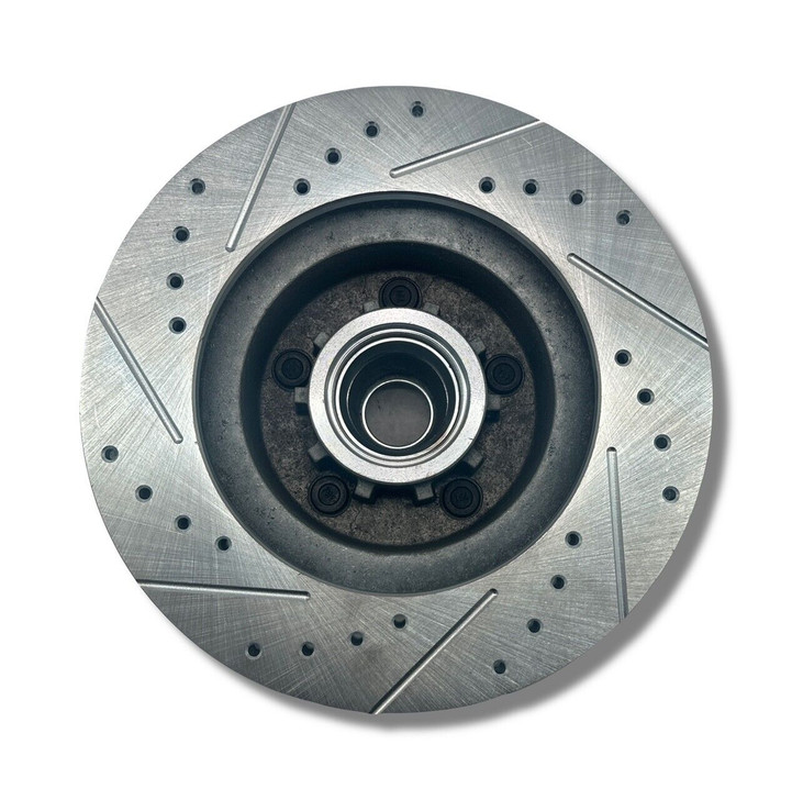 Mopar Front Replacement Disc Brake Rotor, 11", 5 x 4.5" Drilled and Slotted