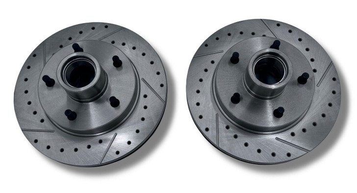 1962-1967 chevy nova front disc brake conversion kit rotors