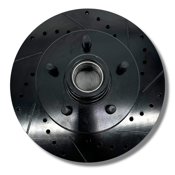 1988-1998 chevy 1500 rear disc brake conversion kit obs black rotors