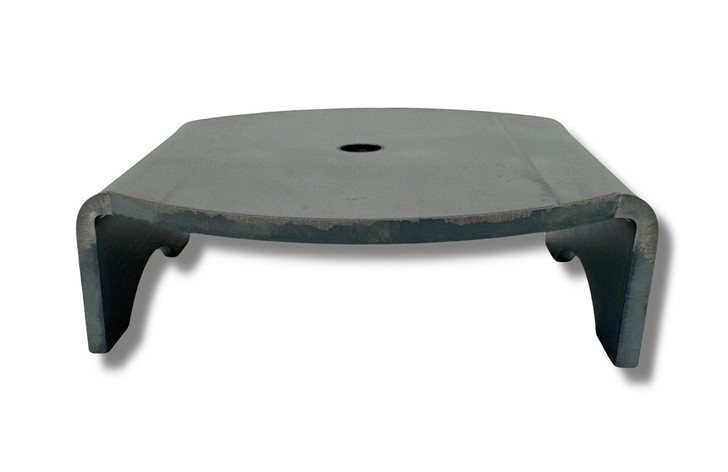 1.5" Tall Over the Axle Lower Bag Brackets (PAIR) Cold Rolled PNO Material 3/16"