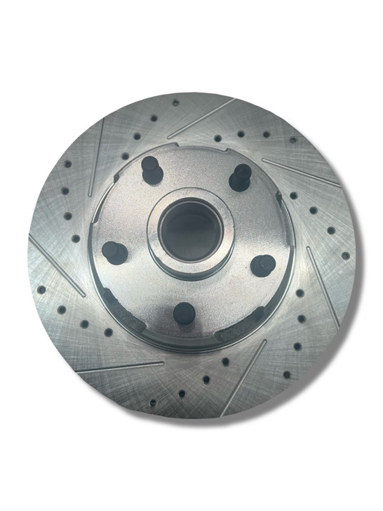 1964-69 Ford Mustang V8 Front Disc Brake Rotors PAIR D/S Zinc Coated 5406