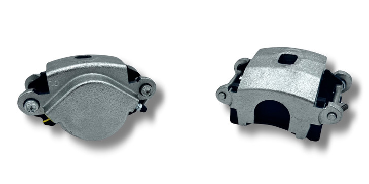 gm 10 12 bolt bolt-on rear disc brake conversion kit bel air silver calipers