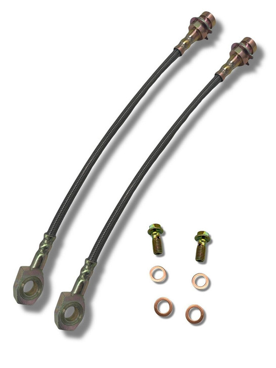 1988-1998 chevy 1500 obs rear end disc brake conversion kit with brake lines