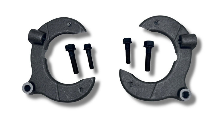 mustang 2 ii front disc brake conversion kit black brackets