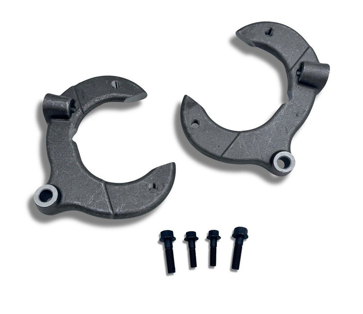 mustang ii 2 front disc brake conversion kit black brackets