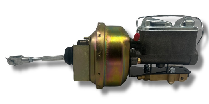 1960-66 Ford Falcon 7" Power Brake Booster Master Cylinder Disc/Drum PV2 Kit