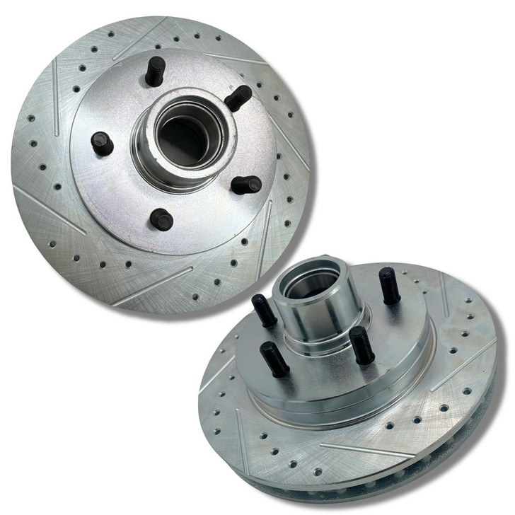 1973-1987 Chevy C10 Truck Front Disc Brake Kit 5 Lug Rotors