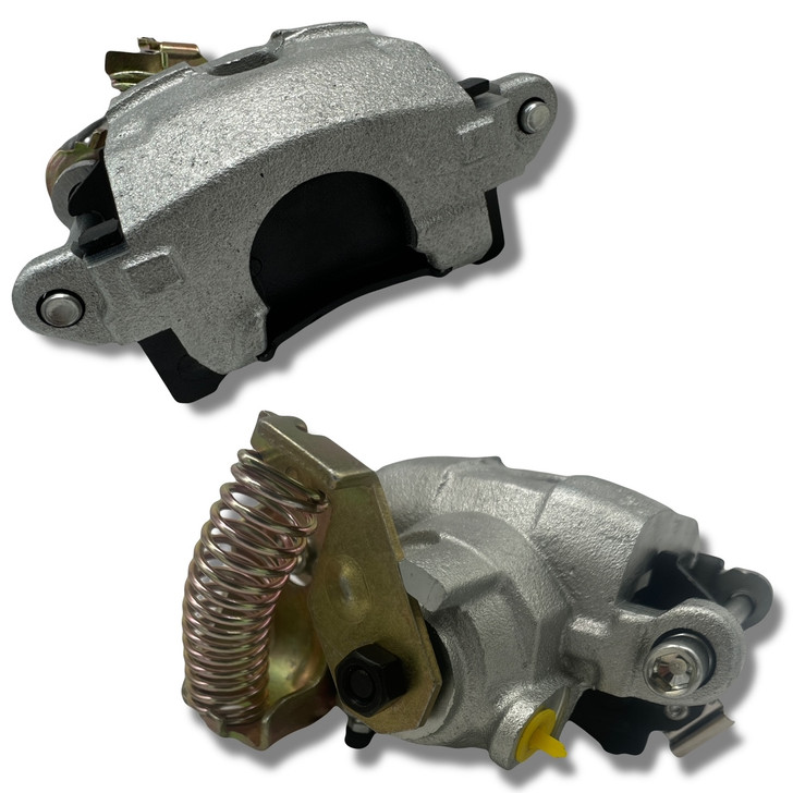 78-88 GM G Body Rear Disc Brake Kit Silver Zinc Coated Calipers