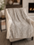 Arctic Leopard Faux Fur Blanket