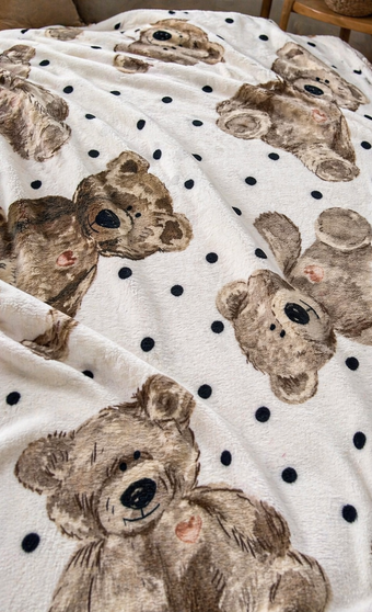 Teddy Bear Baby Blanket