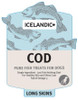Icelandic+ Cod Long Skin Strip (approx. 20" long)