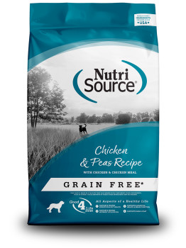 Nutrisource Grain Free Chicken & Peas Dog Food (Choose Size)
