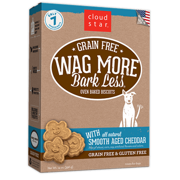 Wag More Bark Less Baked Smooth Aged Cheddar Biscuits, 14 oz.