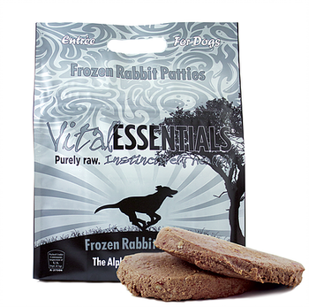 Vital Essentials Raw Rabbit Patties, 6 lbs.