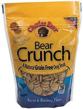 Charlee Bear Grain Free Bacon/Blueberry Dog Treats, 8 oz.