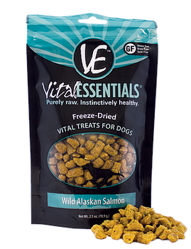 Vital Essentials Wild Alaskan Salmon Treats, 2.5 oz. Vital Essentials Wild Alaskan Salmon Treats, 2.5 oz.