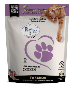 My Perfect Pet Cat Frozen Raw Low Phosphorus Chicken, 3#