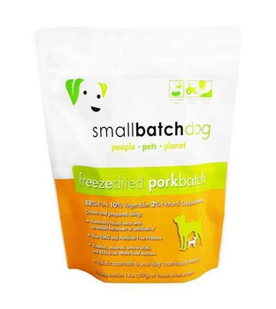 Small Batch Freeze Dried Pork Sliders for Dogs, 14 oz. Small Batch Freeze Dried Pork Sliders for Dogs, 14 oz.