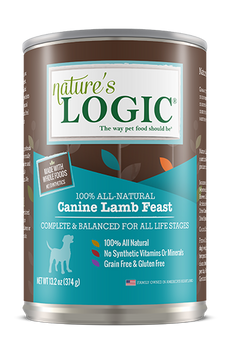 Nature's Logic Canned Canine Lamb Feast , 13.2 oz.
