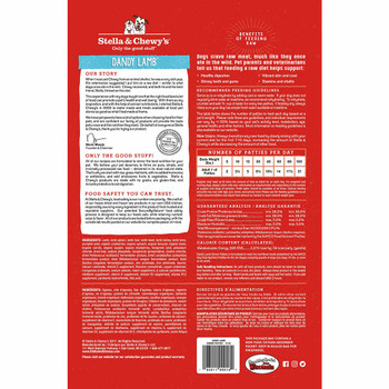 Stella & Chewy's Freeze Dried Dandy Lamb (14 oz.) Stella & Chewy's Freeze Dried Dandy Lamb (14 oz.)
