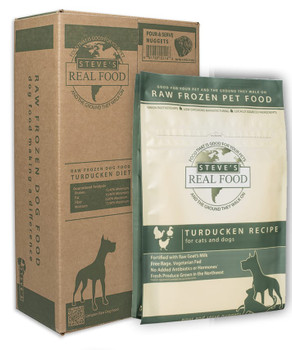 Steve's Frozen Turducken Nuggets for Dogs, 5 lbs.