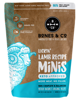Bones & Co. Raw Frozen Lickin' Lamb (Choose size to view price)