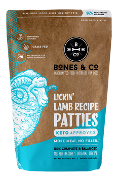 Bones & Co. Raw Frozen Lickin' Lamb (Choose size to view price)