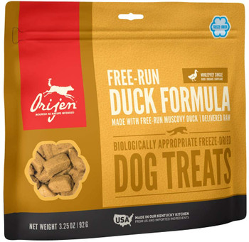Orijen Dog Free Run Duck Freeze Dried Treat, 3.25 oz.