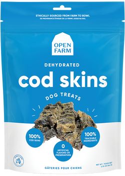 Open Farm Cod Skin Dog Treats, 2.25 oz.