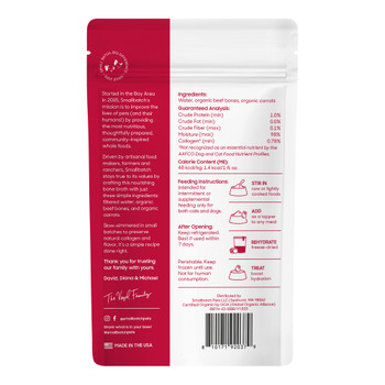 Smallbatch Frozen Organic Bone Broth, Frozen, Beef, 22 oz.