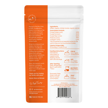 Smallbatch Frozen Organic Bone Broth, Frozen, Chicken, 22 oz.