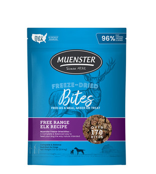 Muenster Freeze Dried Bites, Elk, 16 oz.