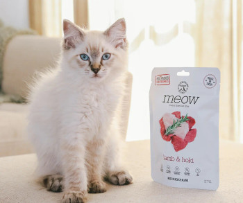 Meow Freeze Dried Cat Food, Lamb & Hoki (Choose size to view price)