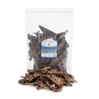 The Natural Dog Company Lamb Lung Wafers (choose size)