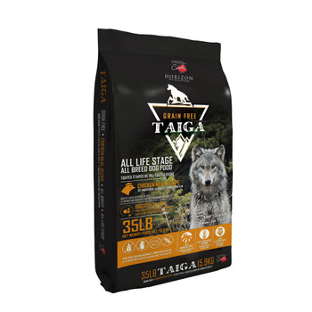Horizon Taiga Dog Grain Free Kibble, Chicken, 35 lb.