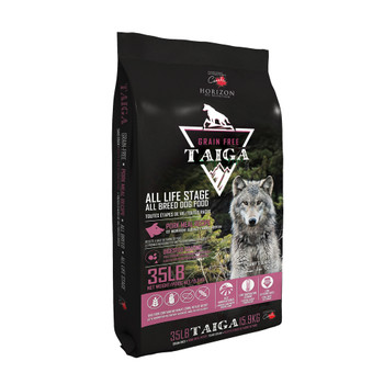 Horizon Taiga Dog Grain Free Kibble, Pork, 35 lb.