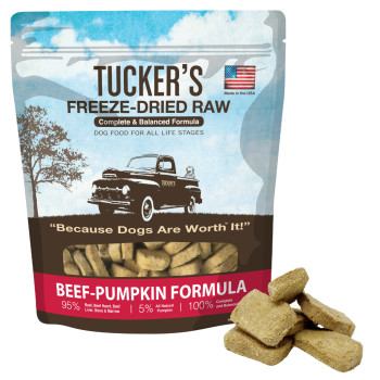 Tucker's Freeze Dried Beef Pumpkin, 14 oz.