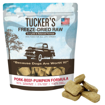 Tucker's Freeze Dried Pork Beef Pumpkin, 14 oz.