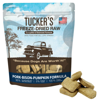Tucker's Freeze Dried Pork Bison Pumpkin, 14 oz.