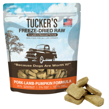 Tucker's Freeze Dried Pork Lamb Pumpkin, 14 oz.