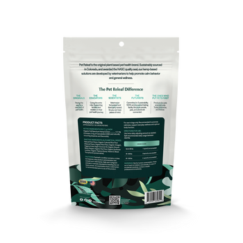 Pet ReLeaf Edibites:   Peppered Bacon,  7.5 oz.