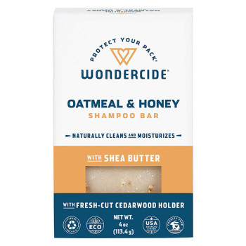 Wondercide Oatmeal & Honey Shampoo Bar for Cats & Dogs