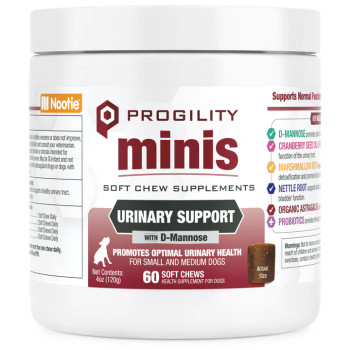 Progility Minis Urinary Support Soft Chew Supplements