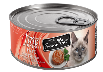 Fussie Cat Fine Dining - Pate - Sardine with Chicken Entree in gravy
