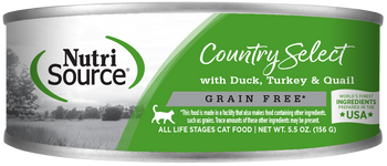 Nutrisource Cat GF Country Select, 5.5 oz. (case of 12)