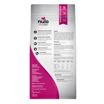 Nulo FreeStyle High-Protein Kibble Chicken & Cod Recipe, 5 LBS