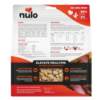 Nulo Freeze-Dried Raw Turkey & Duck